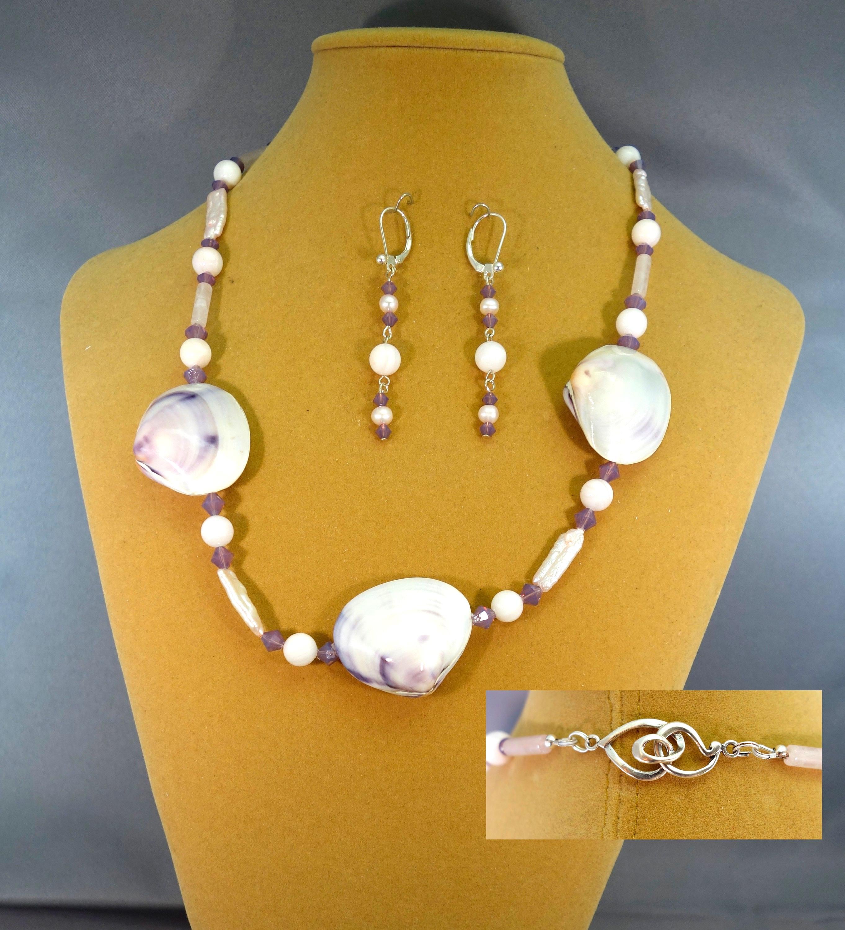 Swarovski Clam Shell With Pearl - Etsy
