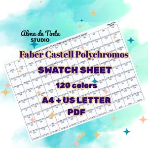 Faber Castell Polychromos Swatch Sheet: 120 colori (PDF)