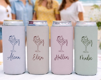 カスタムワニ型名前入り缶クーラー、ニューオーリンズの独身最後のパーティーの記念品、フロリダの結婚祝い、マイアミ沿岸のビーチバチェラークラブ、ブライズメイドクラブ