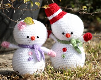 Mrs and Mr snowman