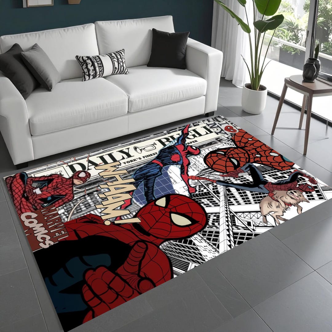 Spider-man Comic Book, Spiderman Rug, I Love NY, Hypebeast Carpet - Etsy