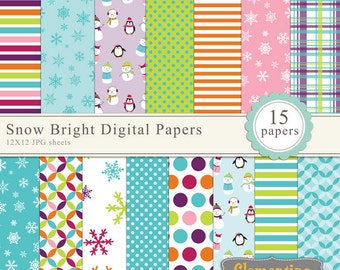 floral digital scrapbook paper 12x12 royalty free digital etsy