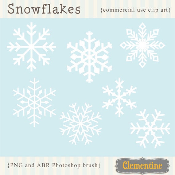 snowflake clipart for photoshop