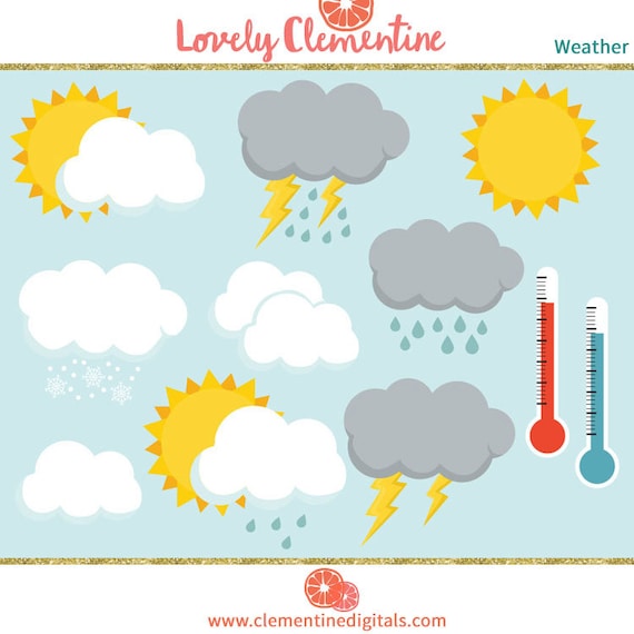 Weather Clipart-outdoor Weather Thermometer clipart