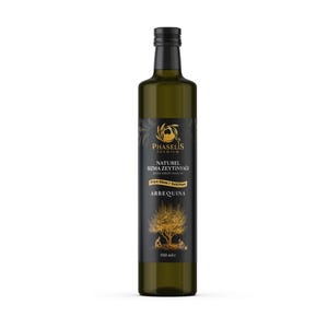 Azeite de Oliva Extra Virgem Arbequina – Prensado a Frio, Baixa Acidez, Alto Teor de Polifenóis, Azeite de Oliva Orgânico Gourmet para Cozinha e Saúde