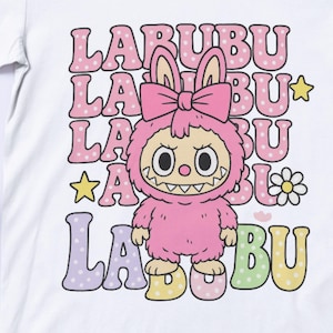 Labubu PNG Clipart Bundle, Labubu Png, Kawaii Monsters Cliparts,Trending Cute Labubu T shirt Design, Instant Downlaod