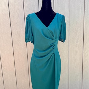 chinese dress ladies Linen Blend Belted Midi Dress | Fit and Flare main image 1