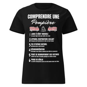 Understanding a firefighter, firefighter t-shirt, female firefighter gift, female firefighter t-shirt, firefighter humor, female firefighter gift, funny firefighter