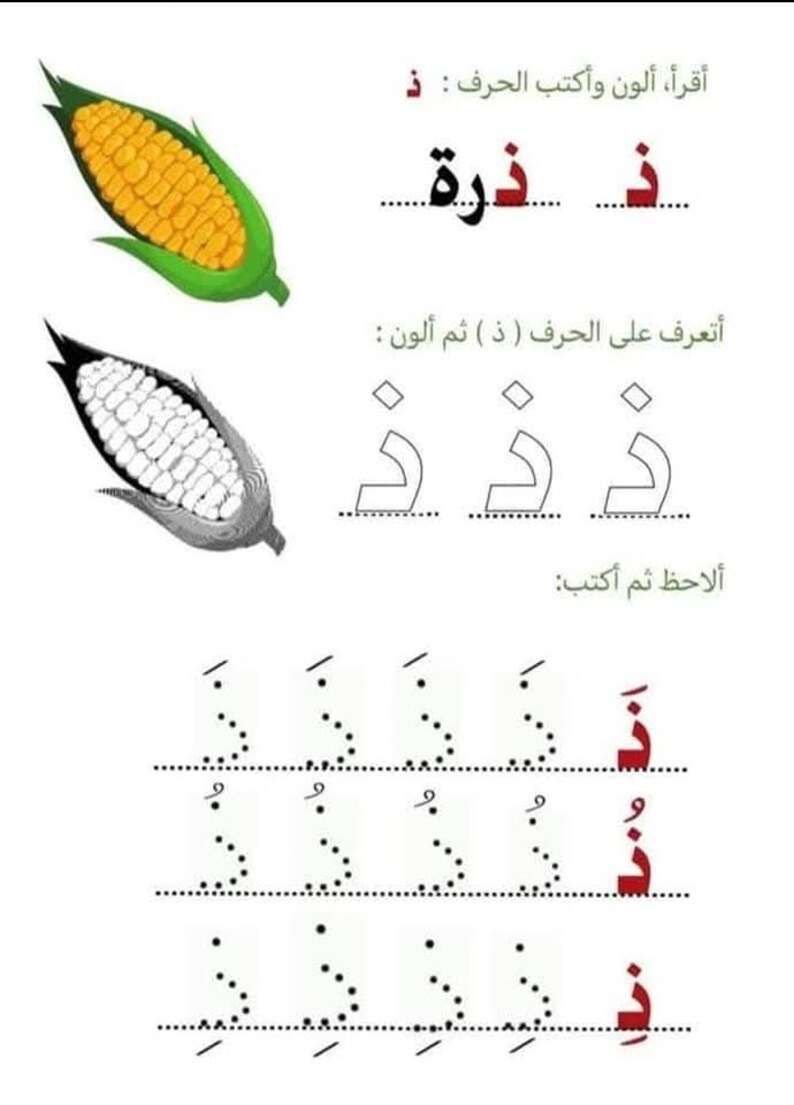 Learning Arabic Letters Coloring and Writing - Etsy