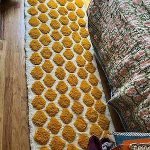 Handmade Moroccan Runner Rug: Colorful Berber Style Home Decor