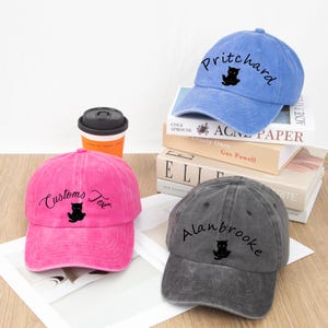 Personalized Vintage Embroidered Cap,Embroidery Logo baseball Hat,Embroidered Text Cap,Sorority Hat,Unisex Baseball Cap,Bachelorette Hats