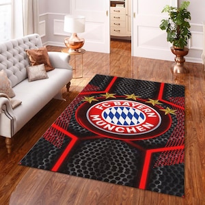 FC Bayern Munich Rug, Bayern Munich Rug, Football Rug,Bayern Munich,Modern Rug,Antislip Rug,Living Room Rug, Teen Room Rug,10x12 Rug,6x9 Rug
