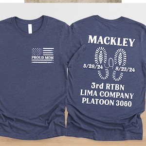 Personalized Military Marines Family Shirt, Proud Air Force Family T-shirts, Graduation Day, Bootcamp Support Shirt, Army Dad Mom Wife Tees
