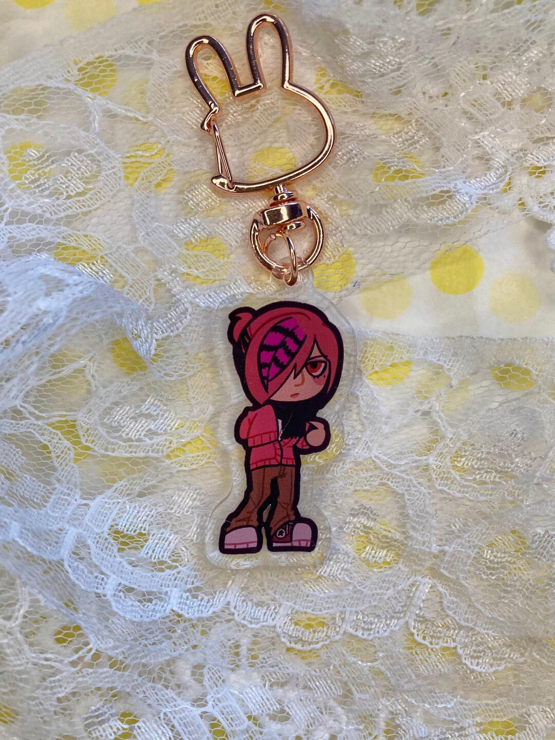 Tbhk Keychains TBHK Acrylic Keychain Charm: Mitsuba - Etsy
