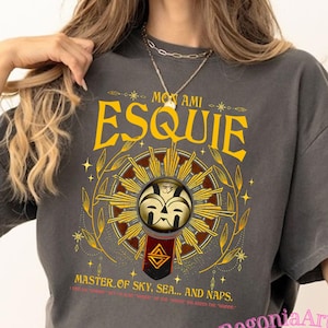 Esquie Clair Obscur Expedition 33 Comfort Colors Shirt, Whee Whoo Funny Gamer Tee, Esquie Fan T-Shirt, Expedition Video Game Gift Tee