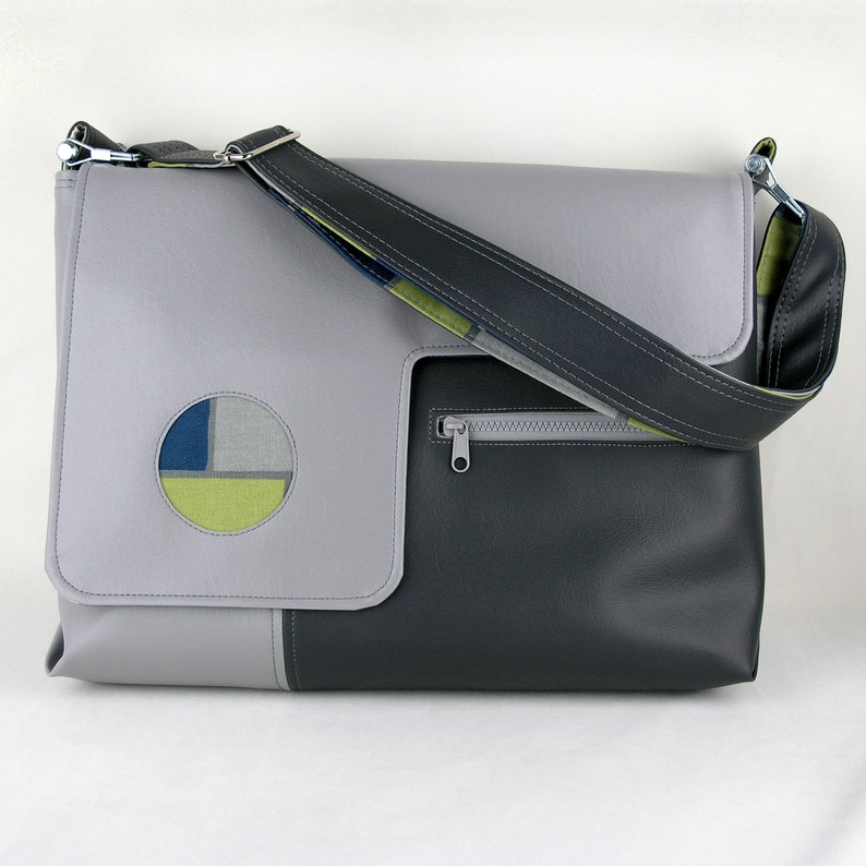 vinyl laptop bag