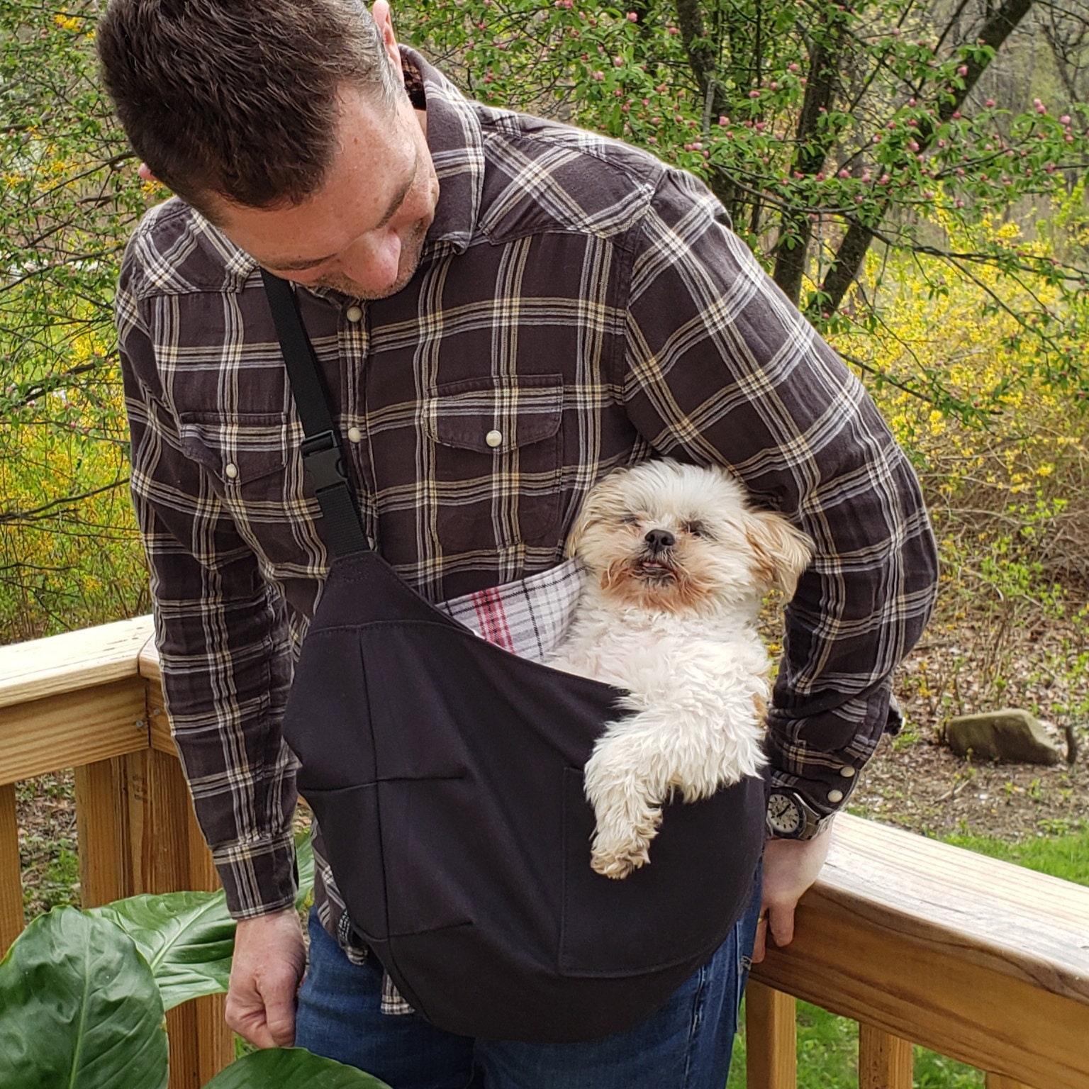 Luxury Pet Sling Dog Sling Dog Carrier Pet Travel Carrier Etsy
