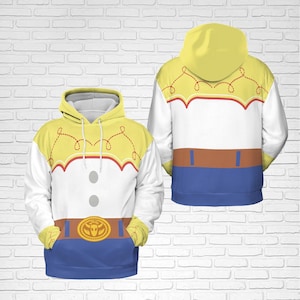 Sudadera con capucha de cosplay de vaquera de Toy Story, camiseta 3D de cosplay de Jessie, camiseta 3D de cosplay de Toy Story, conjunto de Disney para mujer, camiseta de cosplay imagen 1