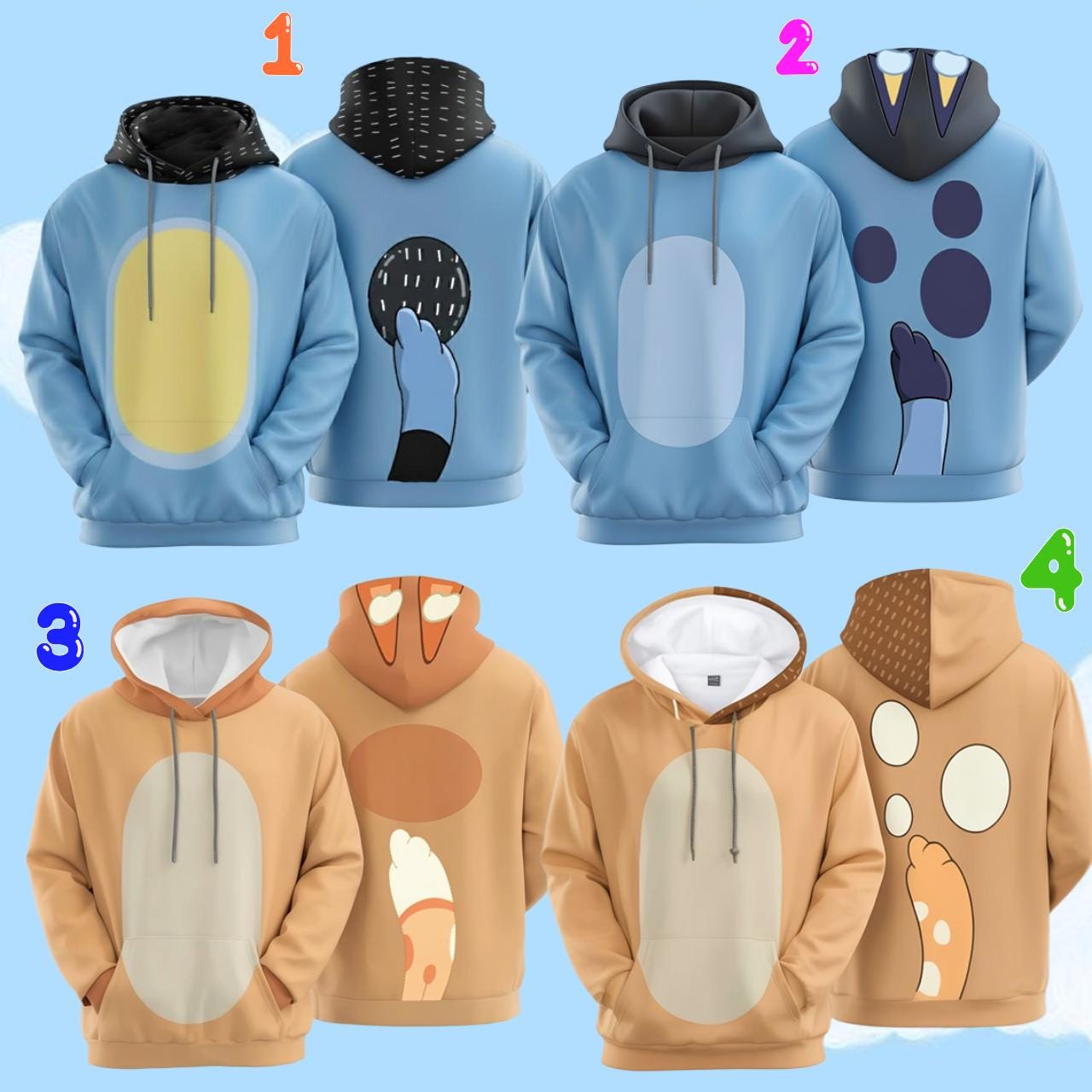Bluey pajamas - Etsy 日本