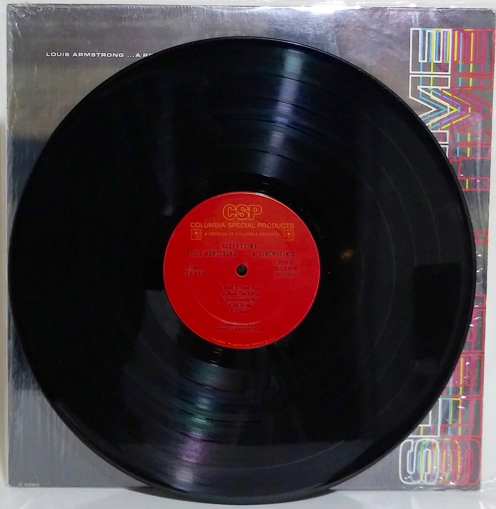 LOUIS ARMSTRONG Ambassador Satch CL 840 LP Vinyl VG++ Cover VG+