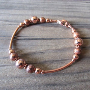 All Copper Bracelet with Lobster Clasp