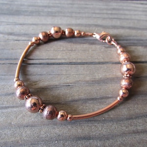 All Copper Bracelet with Lobster Clasp