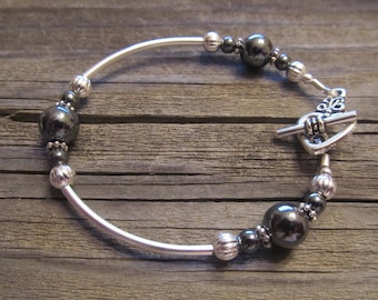 Hematite Bracelet in Silver