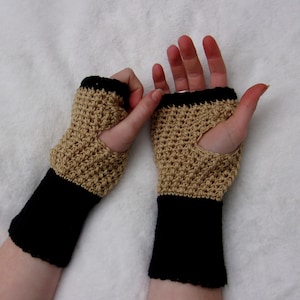 Fingerless Gloves Crochet Pattern PDF Download Quick Easy 6 Hour Project Set 14