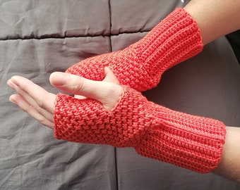 Fingerless Gloves Crochet Pattern PDF Download Quick Easy 6 Hour Project Set 16 Wristwarmers