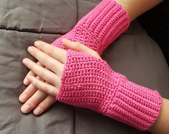 Fingerless Gloves Crochet Pattern PDF Download Quick Easy 6 Hour Project Set 12