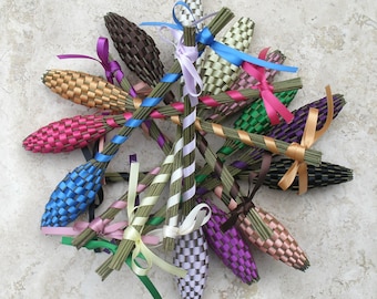 Advance Order WHOLESALE Lavender Filled Handwoven 50 Small Wands Gift Shop Stock Event Favors Weddings Amenities Hospitality Appreciation