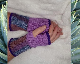 Fingerless Gloves Crochet Pattern PDF Download Quick Easy 6 Hour Project Set 23 Wristwarmers Small Gifts