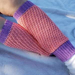 Leg Warmers Crochet Pattern PDF Download Legwarmers Easy Project Illustrated Instructions Ankle Socks Workout Accessories Flashdance Set1