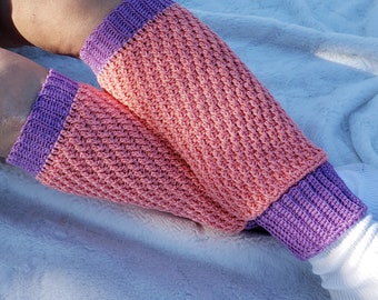 Leg Warmers Crochet Pattern PDF Download Legwarmers Easy Project Illustrated Instructions Ankle Socks Workout Accessories Flashdance Set1