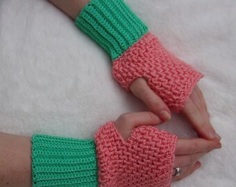 Fingerless Gloves Crochet Pattern PDF Download Quick Easy 6 Hour Project Set 5