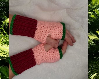 Fingerless Gloves Crochet Pattern PDF Download Quick Easy 6 Hour Project Set 21 Wristwarmers Small Gifts