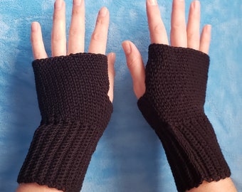 Fingerless Gloves Crochet Pattern PDF Download Quick Easy 6 Hour Project Set 7 Looks Knitted Is Crocheted
