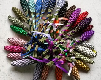 Advance Orders For Ten Medium Real Lavender Filled Handwoven Wands Floral Décor Party Favors Amenities Hospitality Gifts