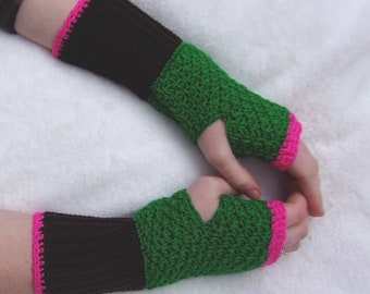 Fingerless Gloves Crochet Pattern PDF Download Quick Easy 6 Hour Project Set 4
