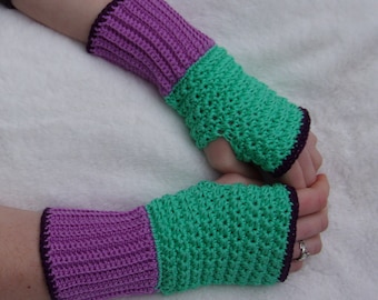 Fingerless Gloves Crochet Pattern PDF Download Quick Easy 6 Hour Project Set 6