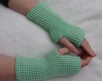 Fingerless Gloves Crochet Pattern PDF Download Quick Easy 6 Hour Project Set 17 Super Thick Wristwarmers