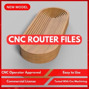 Contour Valet Tray CNC-Fräserdatei - Catchall Tray Dxf svg Vektorschnittdatei für CNC-Fräser und Lasergravur