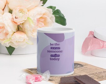 Pastel Abstract Mug – Cute Modern Coffee Cup, Aesthetic Ceramic Mug, Minimal Design Mug, Gift for Her