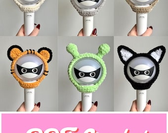 PDF PATTERN ENG P1Harmony Kpop Lightstick P1ece Siren Crochet Cover Bundle