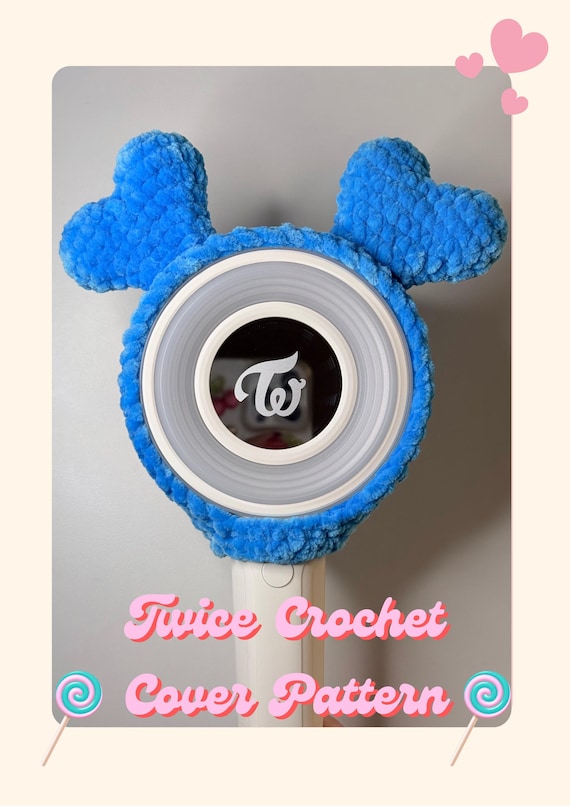 PDF PATTERN ENG Twice Kpop Lightstick Candybong Crochet Cover With