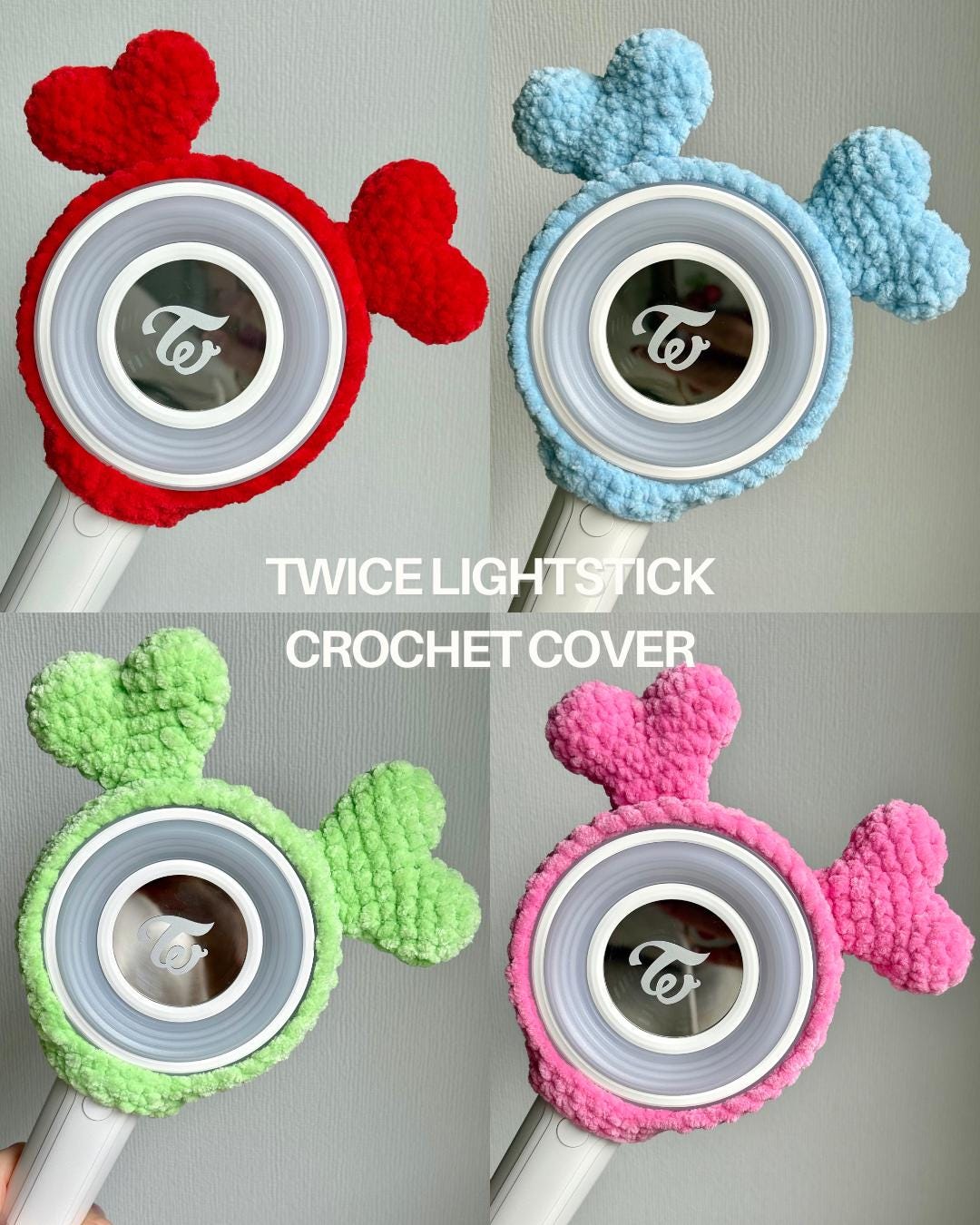 Twice Kpop Lightstick Candybong Lnfinity Crochet Cover - Etsy