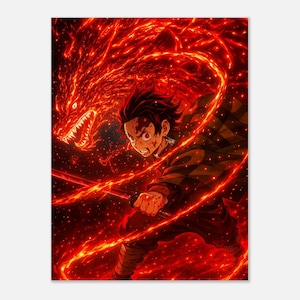 Tanjiro Kamado Demon Slayer Poster - Matte Finish Wall Art