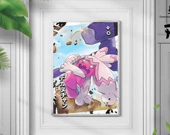 色違いのメガレックウザ ポスター | ポケモンアニメ高品質ポスター