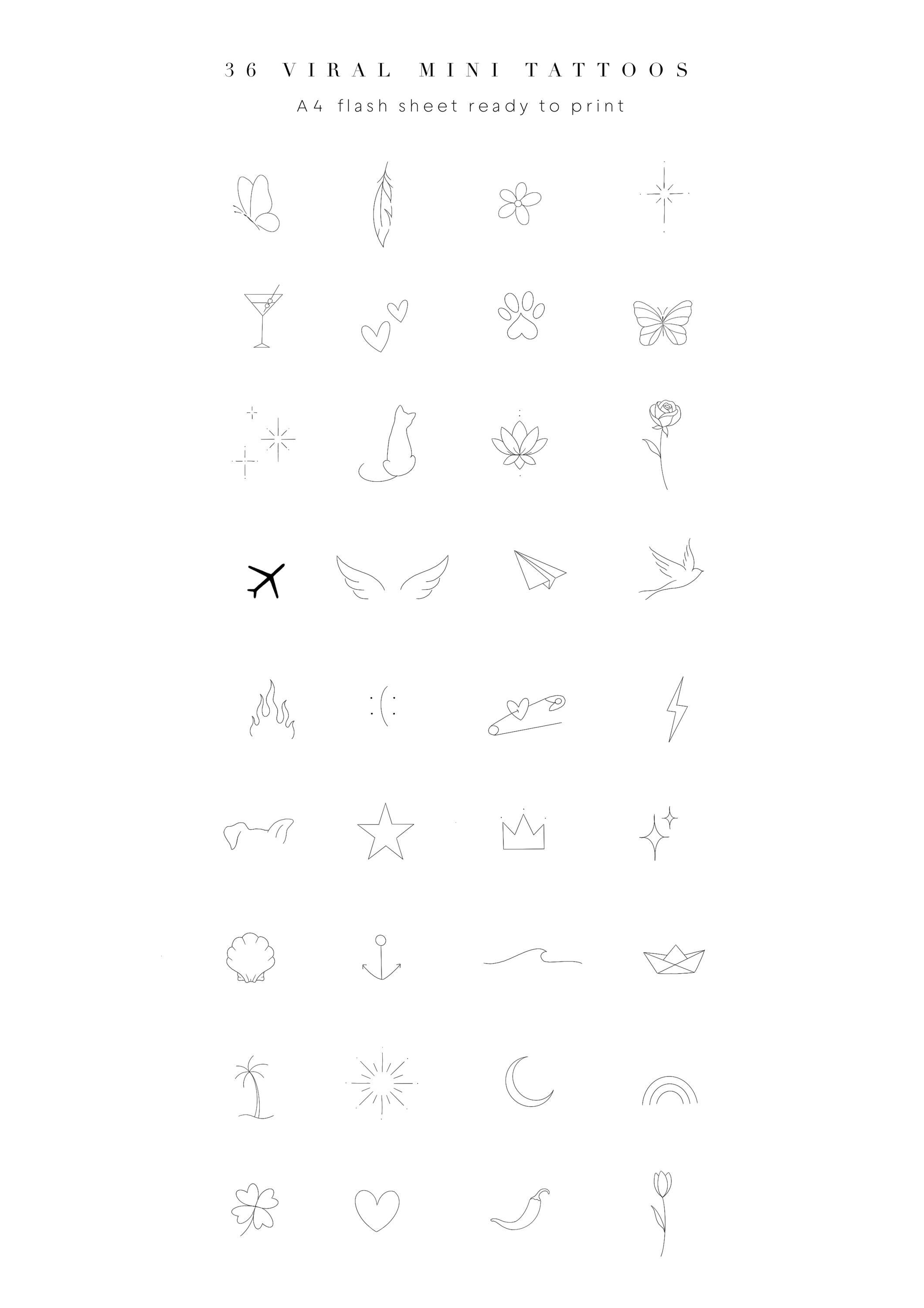 Cross fine line tattoo - Etsy België, image size:2120x3000