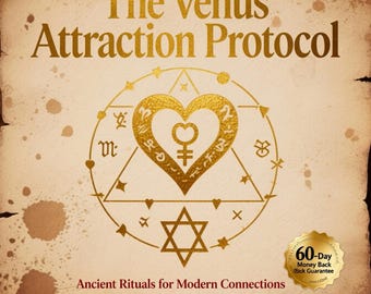 Powerful Love Attraction Sigil, Manifest True Love, Meet Your Soul Mate Rune and Ritual Guide, Enhance Romantic Relationship, Magic Charm